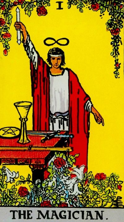 the magician tarot card