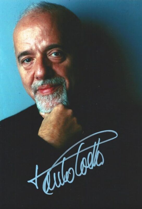 Paulo Coelho's autograph