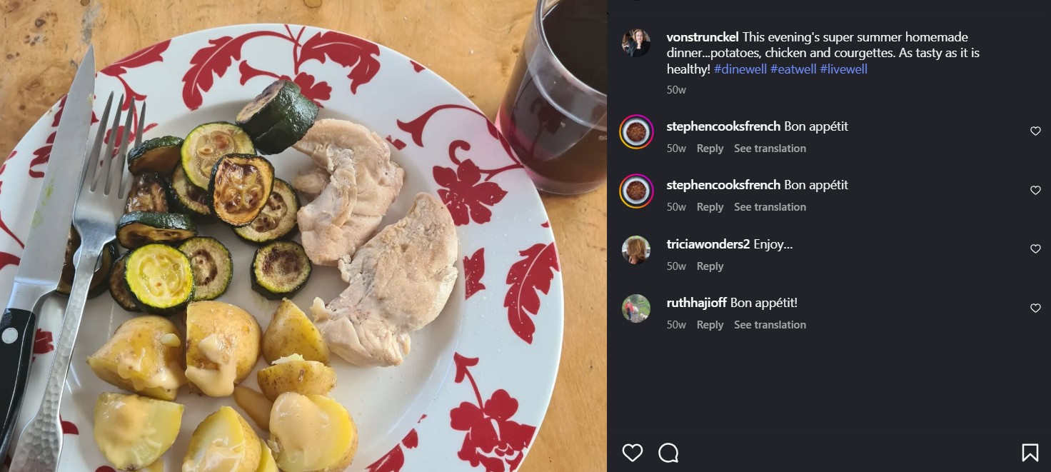 Shelley's Instagram post